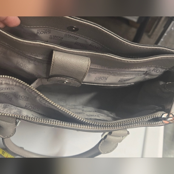 Michael Kors Gray Satchel Bag - Picture 10 of 12